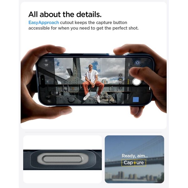 Spigen-Thin-Fit-MagSafe-kryt-iPhone-16-Pro-metal-slate