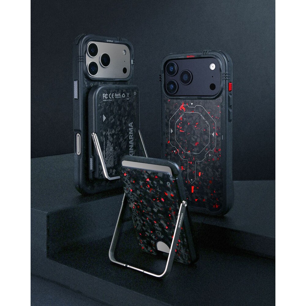 SKINARMA-Vektor-Mag-Charge-MagSafe-kryt-iPhone-17-Pro-Max-Black-Red