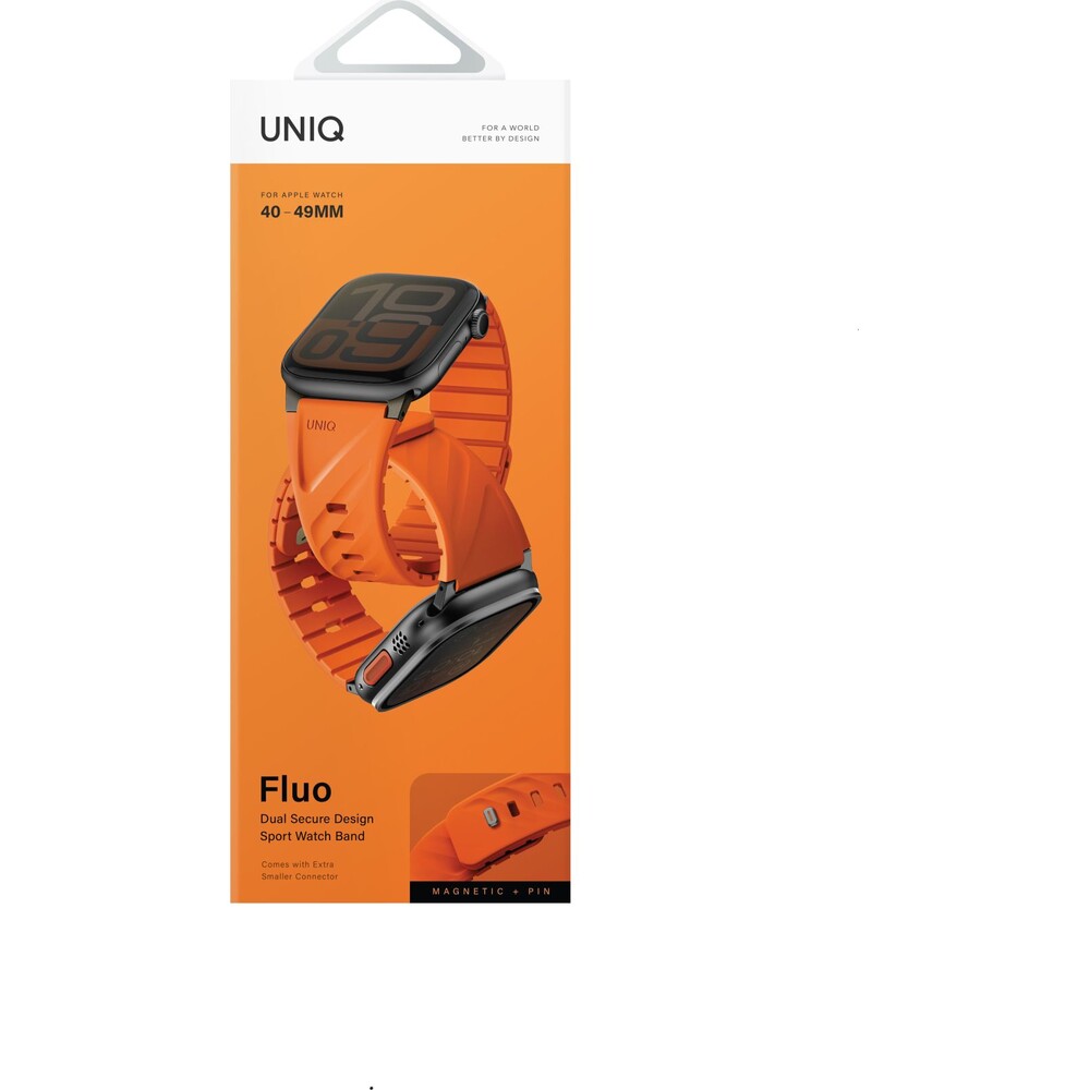 UNIQ-Fluo-Magneticky-reminek-pro-Apple-Watch-49-40mm-Volt-Orange
