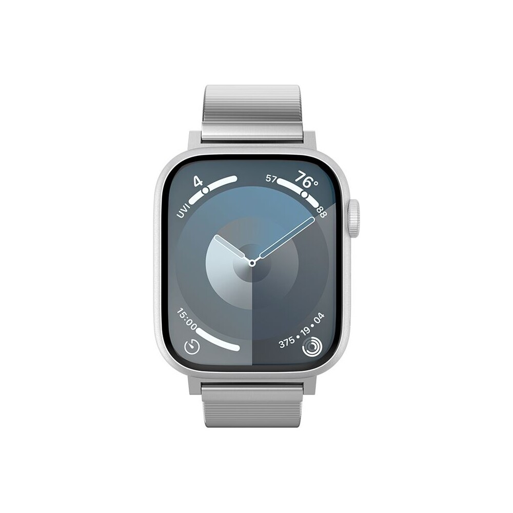 Spigen-Sleek-Link-reminek-Apple-Watch-42-41-40-38mm-stribrny