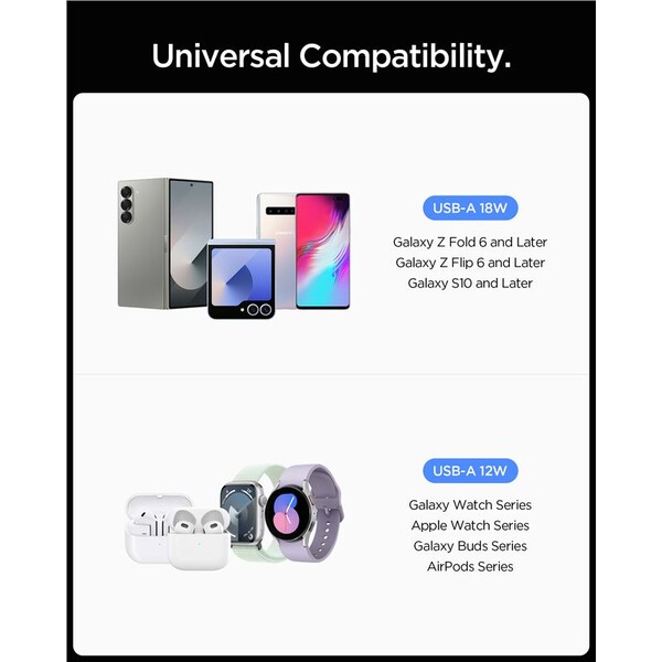 Spigen-Essential-30W-USB-A-nabijecka-do-auta-EV302-cerna