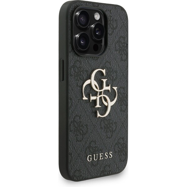 Guess-PU-4G-Metal-Logo-Strap-kryt-iPhone-15-Pro-Max-cerny