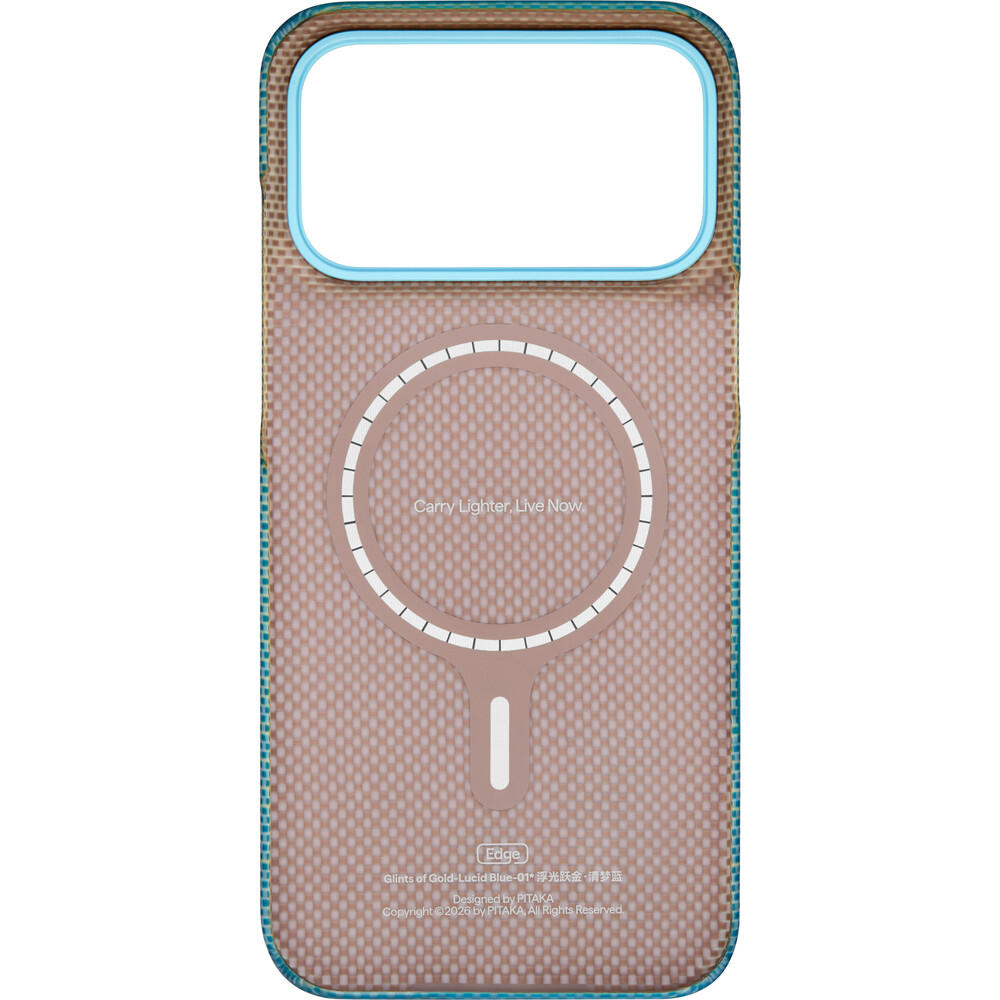 Pitaka-Edge-Case-MagSafe-kryt-iPhone-18-Pro-Max-Lucid-Blue