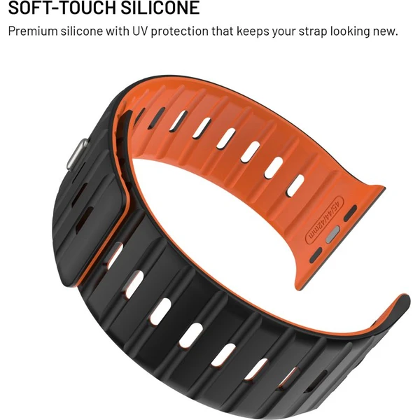 FIXED-Silicone-Magnetic-Strap-reminek-Apple-Watch-44-45-46-49mm-cerny