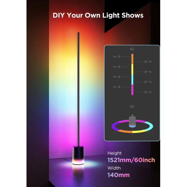 Govee-Floor-Lamp-2-Matter-RGBICWW-Smart-lampa-ovladac