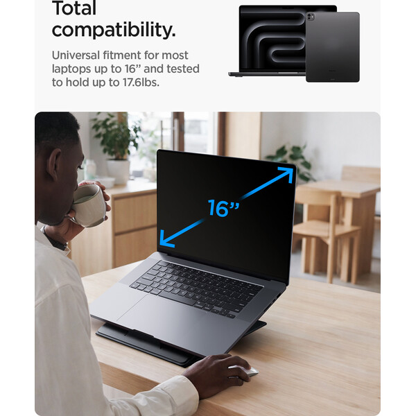 Spigen-Slim-Fold-Laptop-Stand-Standing-Desk-stojanek-cerny