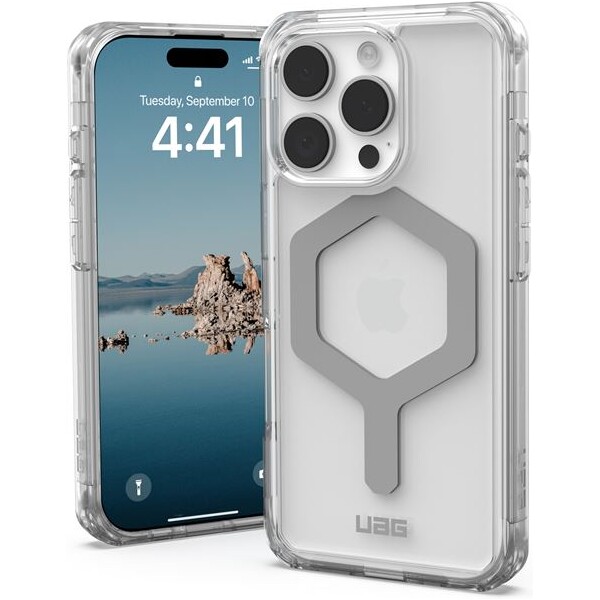 UAG-Plyo-Magsafe-kryt-iPhone-16-Pro-bily-stribrny