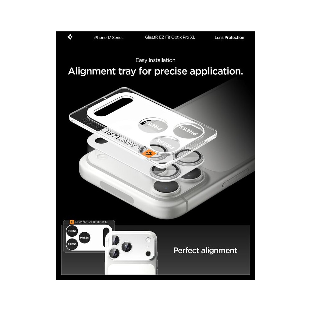 Spigen-Glass-tR-EZ-Fit-Optik-Pro-XL-sklo-na-fotoaparat-iPhone-17-Pro-stribrne