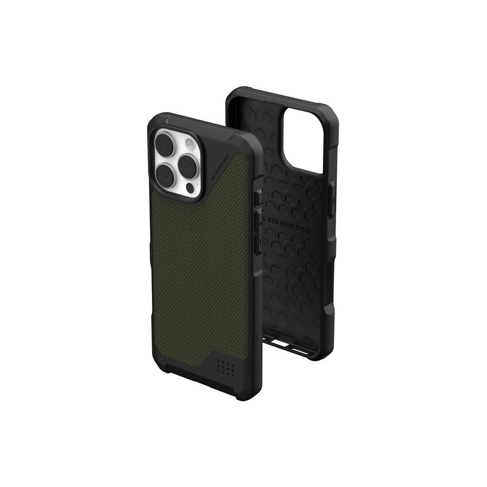 UAG-Metropolis-LT-Magsafe-Kevlar-kryt-iPhone-16-Pro-Max-olivove-zeleny