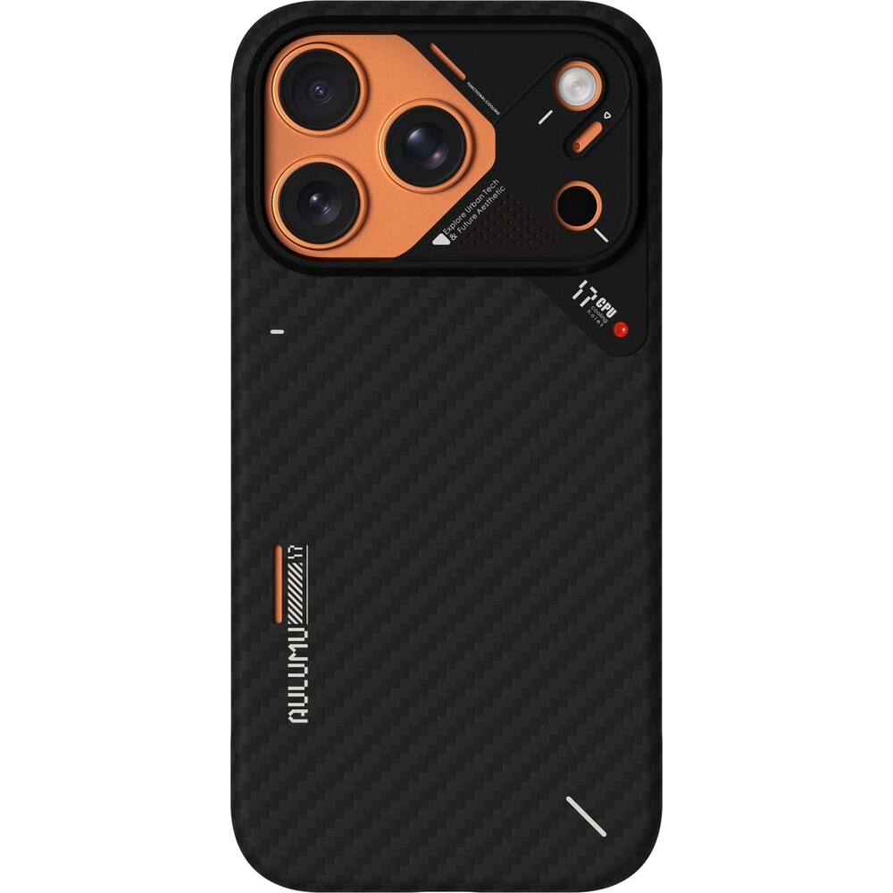 Aulumu-A17-Aramid-Fiber-MagSafe-kryt-iPhone-17-Pro-Black