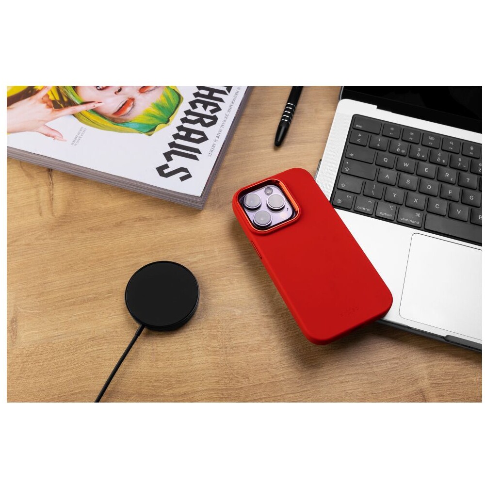 FIXED-MagFlow-silikonovy-kryt-s-MagSafe-Apple-iPhone-17-cerveny