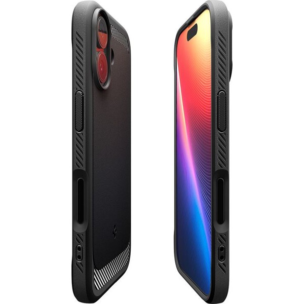Spigen-Rugged-Armor-MagSafe-kryt-iPhone-17-matte-black