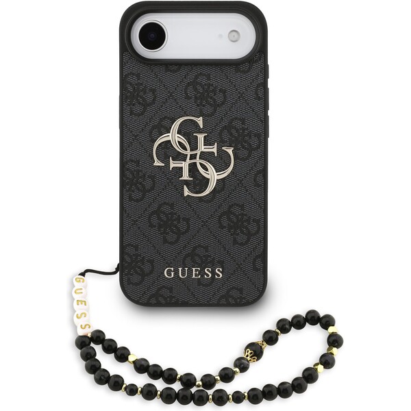 Guess-PU-4G-Metal-Logo-Strap-kryt-iPhone-Air-cerny