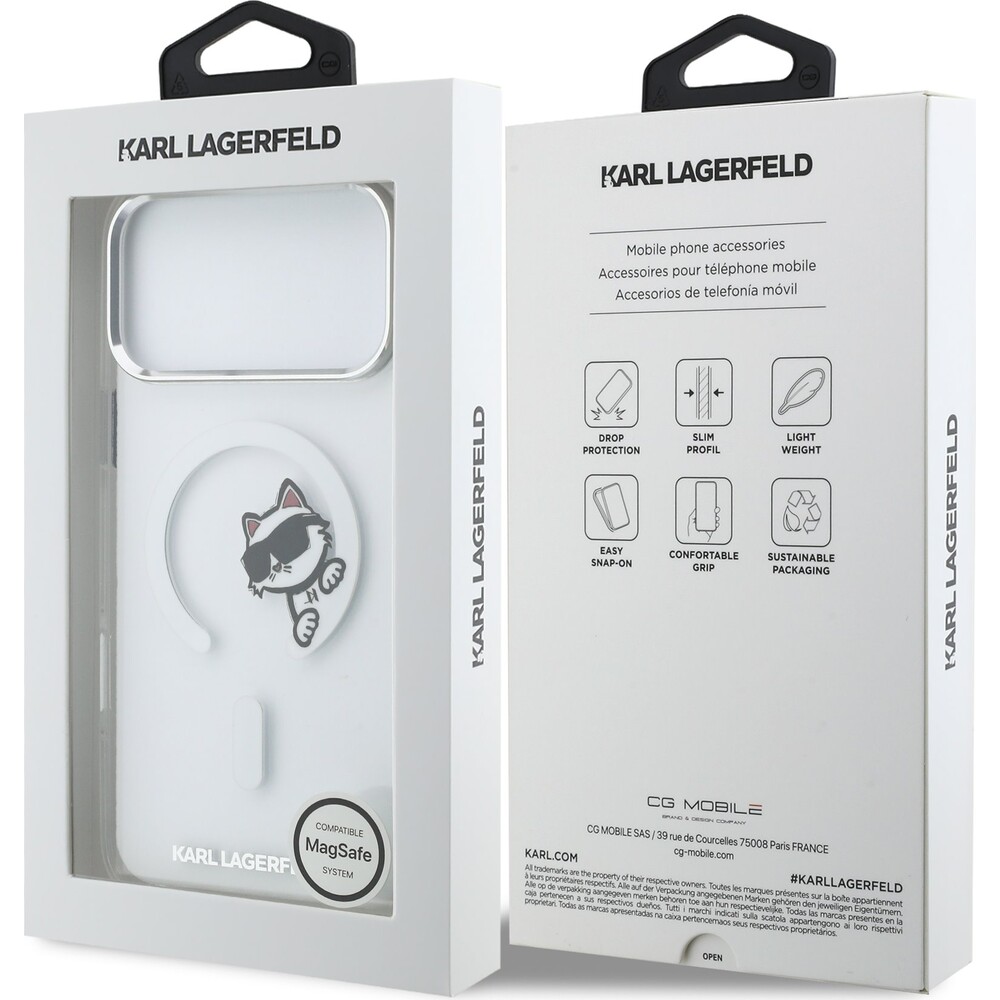 Karl-Lagerfeld-IML-Choupette-Peekaboo-MagSafe-kryt-iPhone-17-Pro-Max-ciry