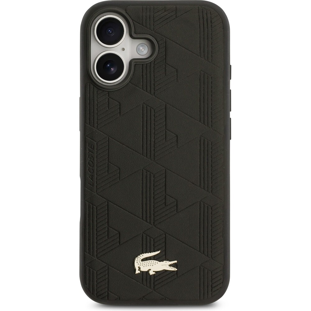 Lacoste-PU-Nomogramme-Gold-Logo-MagSafe-kryt-iPhone-17-cerny