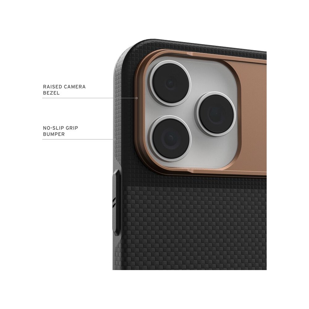 UAG-Fibr-Armr-MagSafe-kryt-iPhone-17-Pro-Max-kevlar-cerny-bronzovy