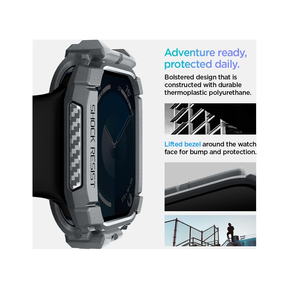Spigen-Rugged-Armor-kryt-pro-Apple-Watch-10-11-46mm-tmave-sedy
