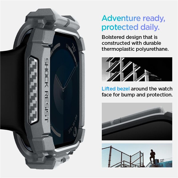 Spigen-Rugged-Armor-kryt-pro-Apple-Watch-10-11-46mm-tmave-sedy