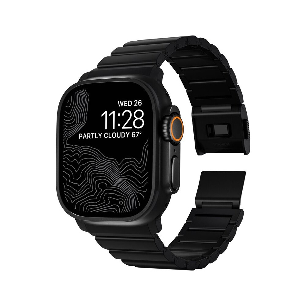 Nomad-Titanium-Band-reminek-Apple-Watch-49-46-45-44-42-mm-cerny