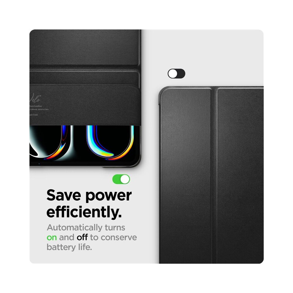 Spigen-Smart-Fold-pouzdro-iPad-Pro-13-2025-cerne