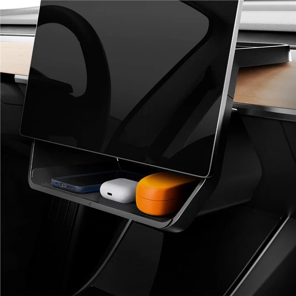 Spigen-Under-Screen-Storage-organizer-pod-displej-Tesla-Model-Y-3-cerny
