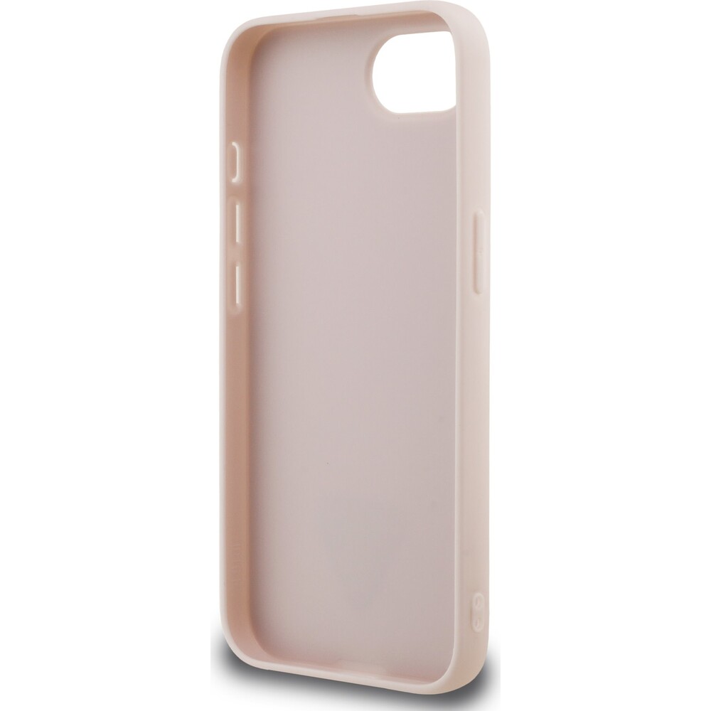 Guess-PU-4G-Strass-Triangle-Metal-Logo-kryt-iPhone-17e-16e-ruzovy