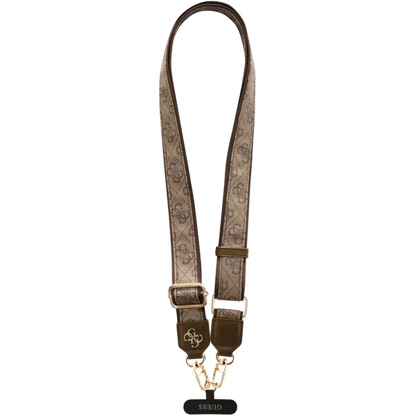 Guess-Crossbody-popruh-PU-4G-Metal-Logo-hnedy