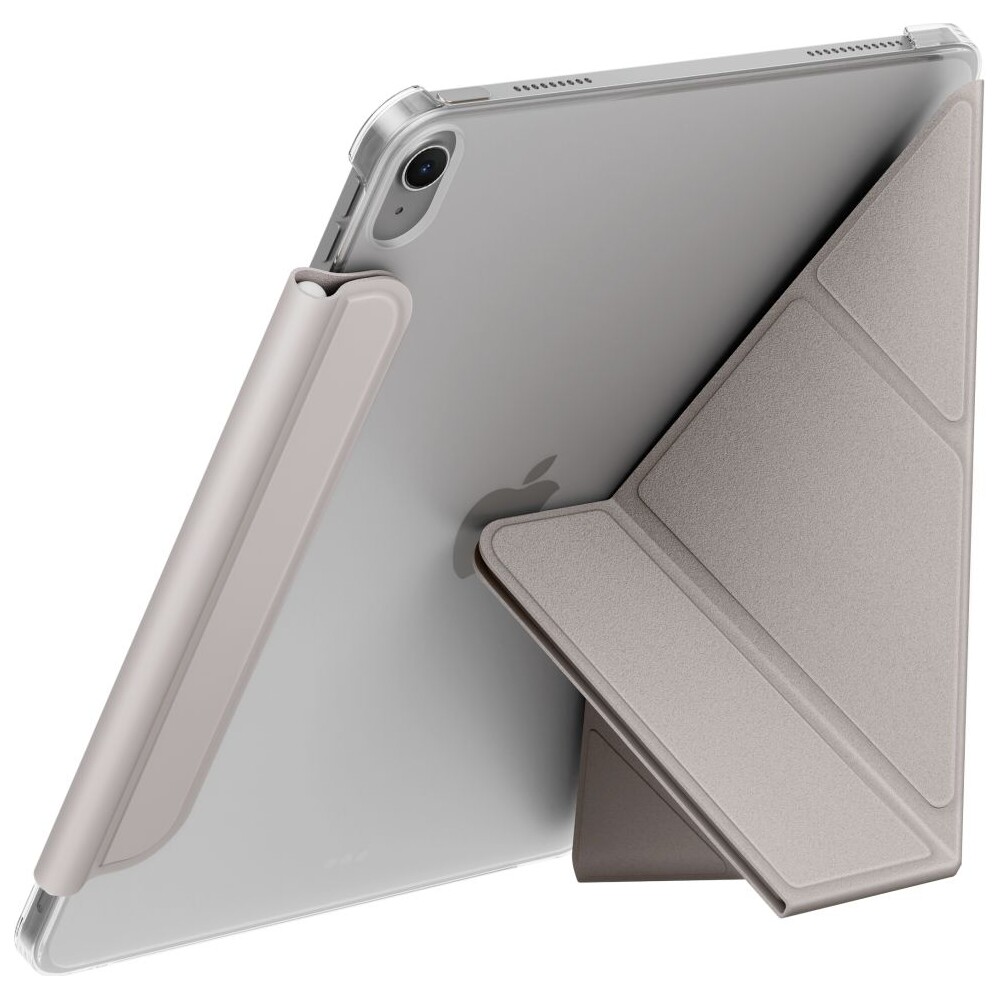 UNIQ-Camden-Lite-s-pouzdrem-pro-Apple-Pencil-iPad-Air-11-M2-M4-bezove
