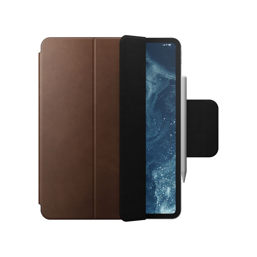 Nomad-Leather-Folio-pouzdro-pro-iPad-Pro-13-M4-M5-hnede