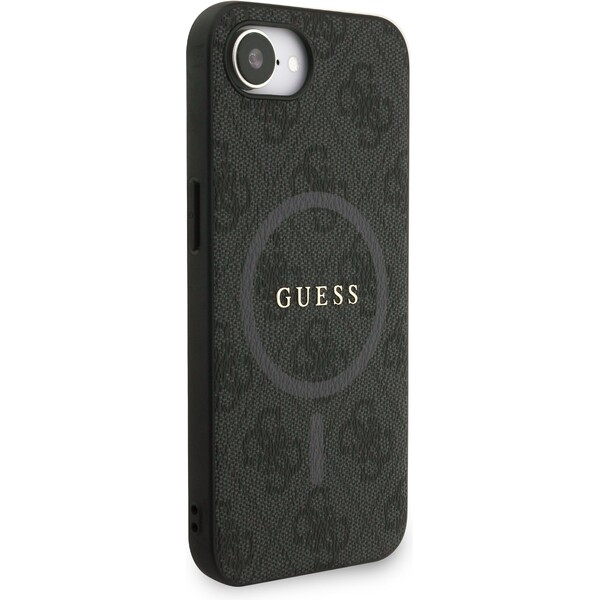 Guess-PU-Leather-4G-Colored-Ring-Strap-MagSafe-kryt-iPhone-17e-16e-cerny