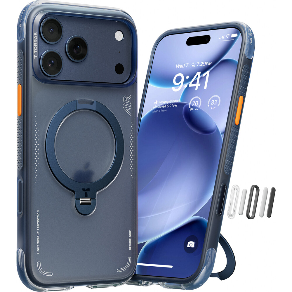 Torras-Ostand-Q3-Air-MagSafe-kryt-iPhone-17-Pro-midnight-blue