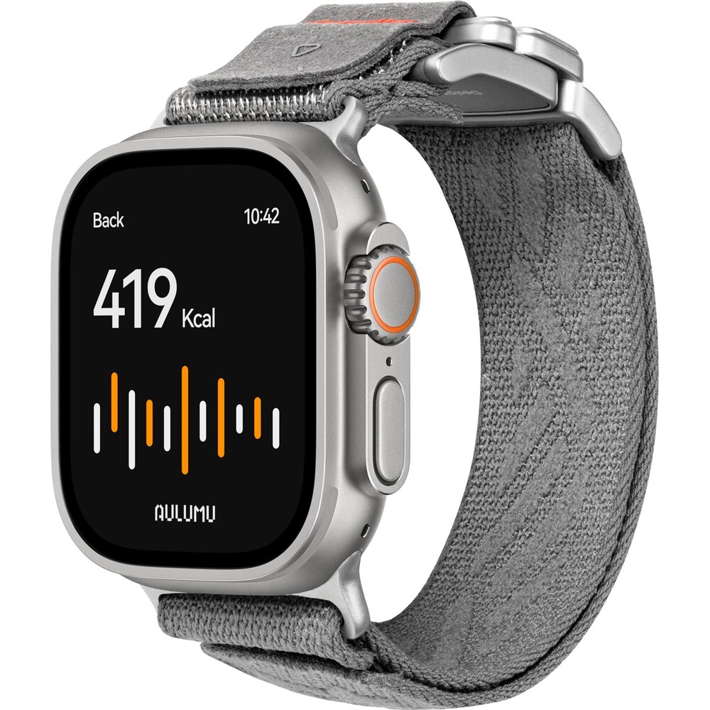 Aulumu-C03-Titanium-Mag-Buckle-reminek-Apple-Watch-49-46-45-44-42mm-Titanium-Buckle-Gray