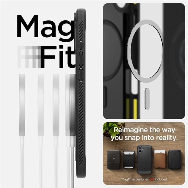 Spigen-Rugged-Armor-MagSafe-kryt-iPhone-16-matte-black