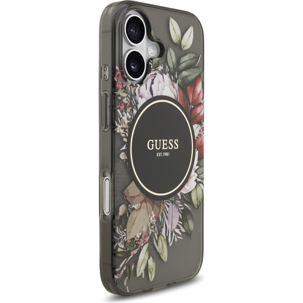 Guess-IML-Flowers-Strap-MagSafe-kryt-iPhone-17-cerny