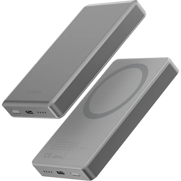 ENERGEA AluPac 10K MagSafe hliníková powerbanka, 10000mAh, přírodní titan - Powerbanky - Obrázek f186382baa694685abf1299fd46039cd