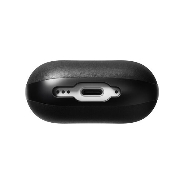 Nomad-Modern-Leather-pouzdro-Apple-Airpods-4-cerne