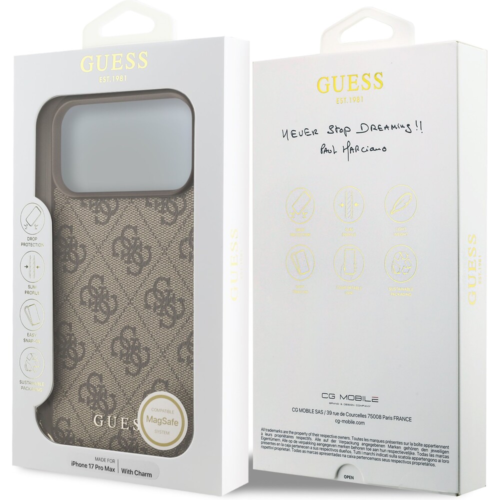Guess-4G-Charm-kryt-iPhone-17-Pro-Max-hnedy