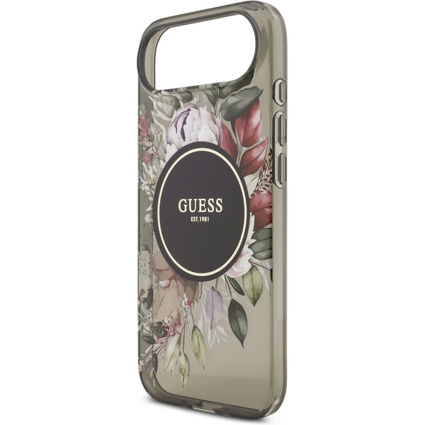 Guess-IML-Flowers-Strap-MagSafe-kryt-iPhone-Air-cerny
