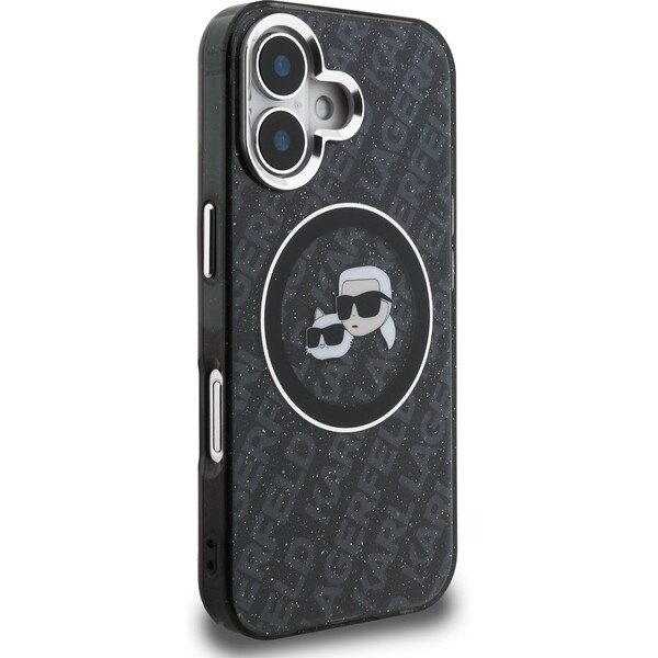 Karl-Lagerfeld-IML-K-CH-Heads-Repeated-Logo-MagSafe-kryt-iPhone-16-cerny