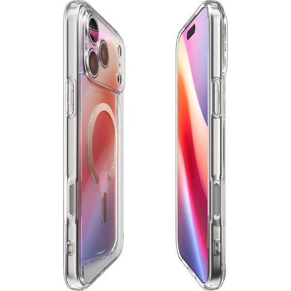 Spigen-Ultra-Hybrid-MagSafe-kryt-iPhone-17-Pro-clear-gold