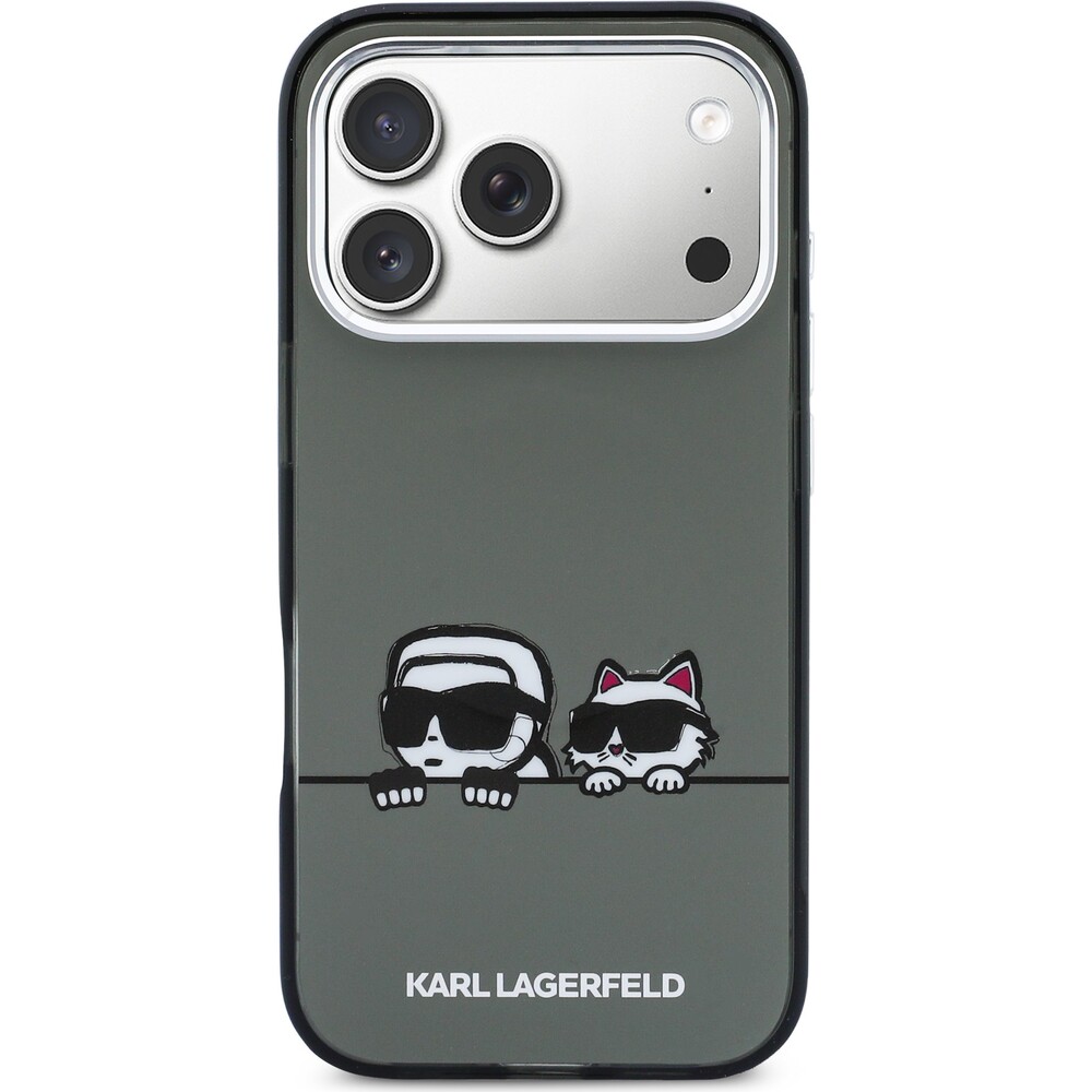 Karl-Lagerfeld-IML-K-CH-Heads-Logo-MagSafe-kryt-iPhone-17-Pro-Max-cerny