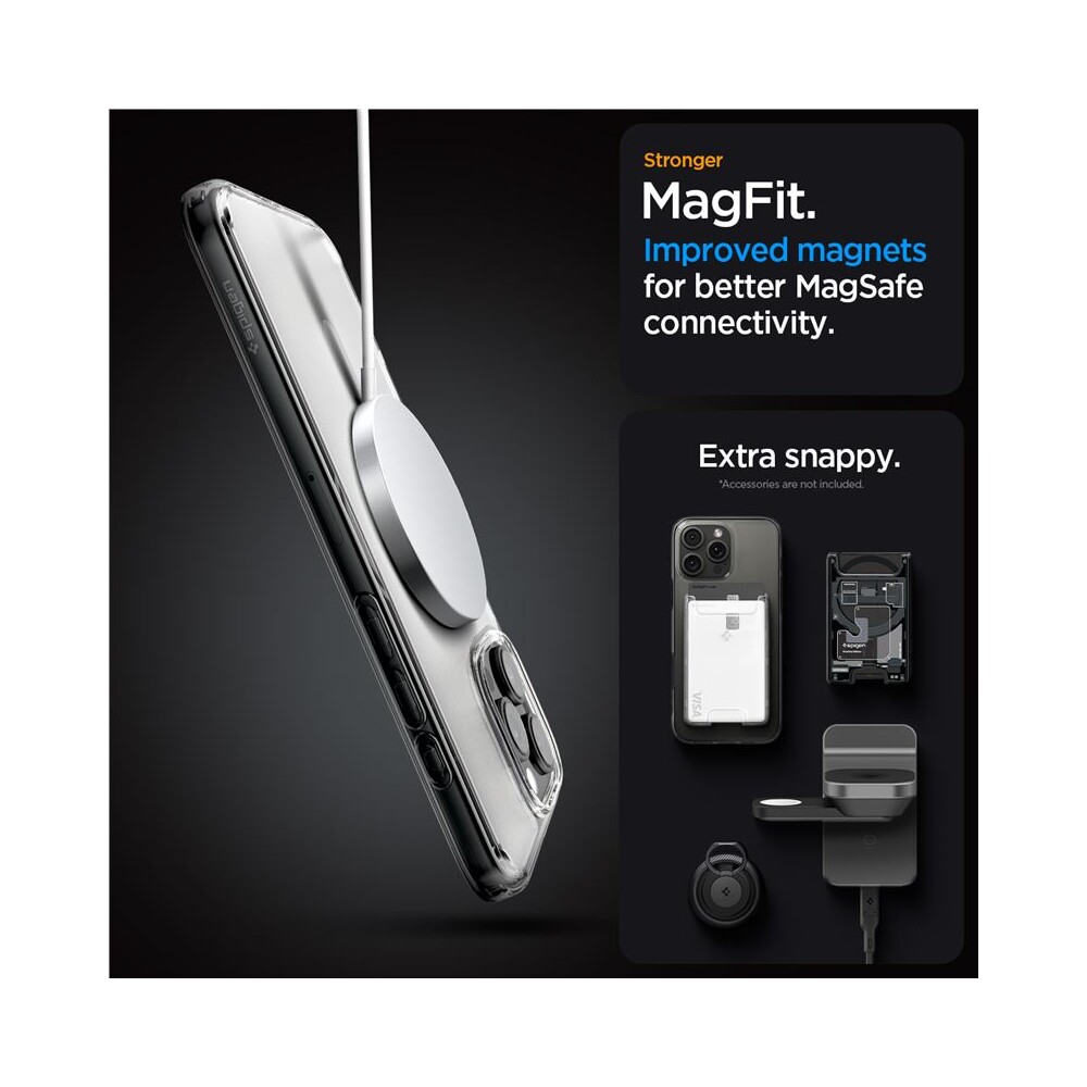 Spigen-Ultra-Hybrid-MagSafe-kryt-iPhone-16-Pro-frost-clear