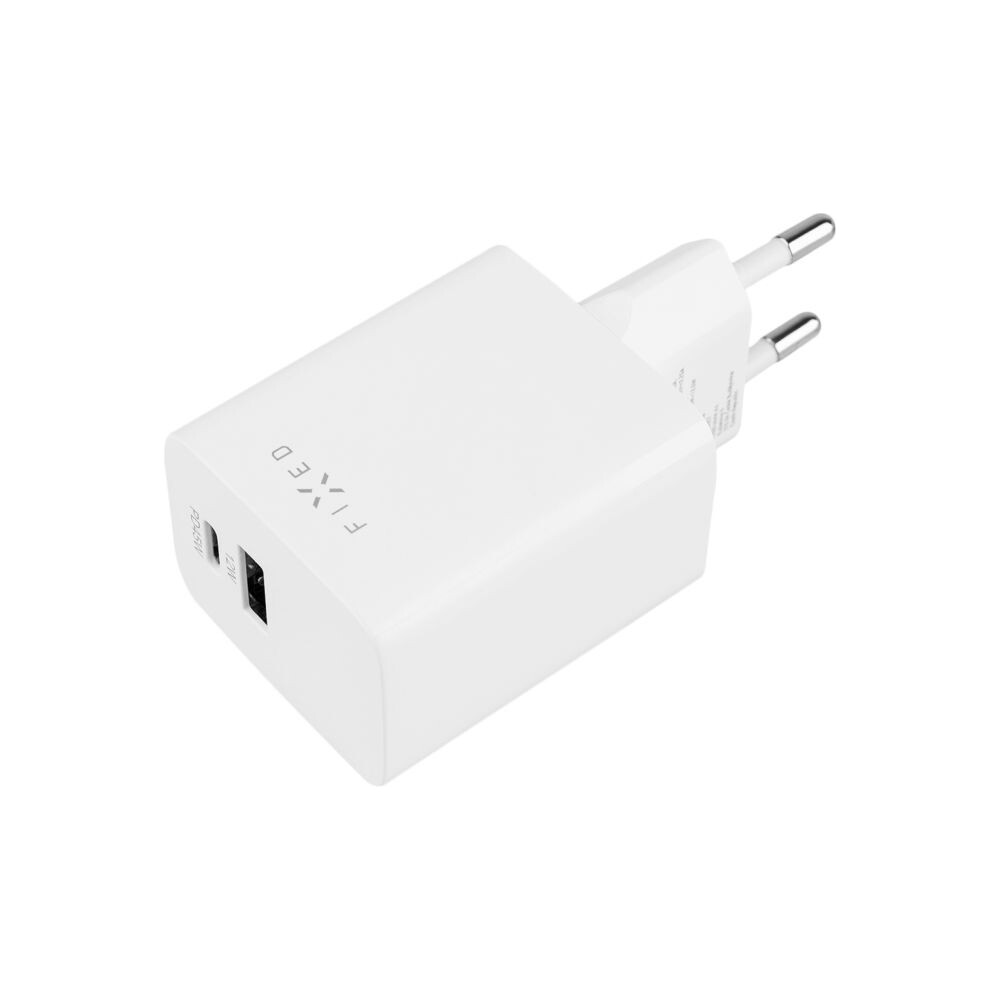 FIXED-Mini-nabijecka-s-USB-C-USB-A-PD-45W-bila