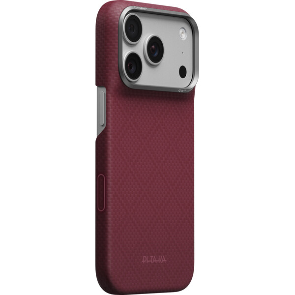 Pitaka-Edge-Case-Argyle-MagSafe-kryt-iPhone-18-Pro-Burgundy