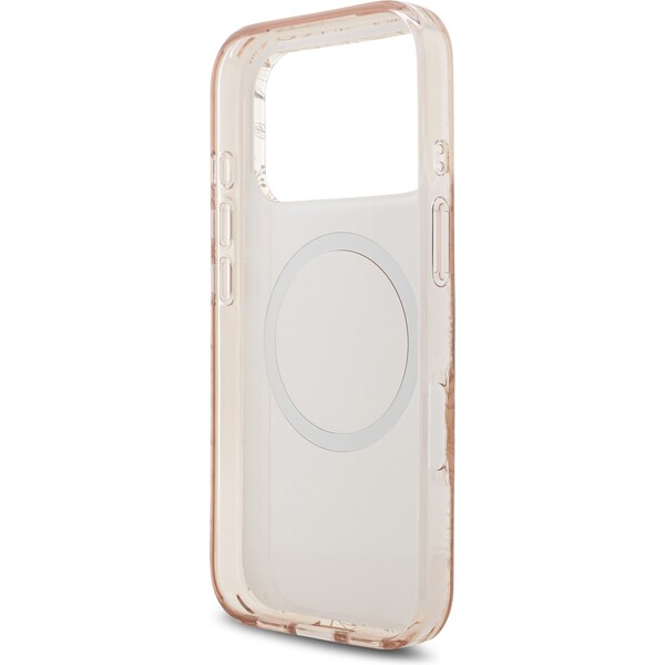 Guess-IML-Flowers-Allover-Strap-MagSafe-kryt-iPhone-17-Pro-ruzovy