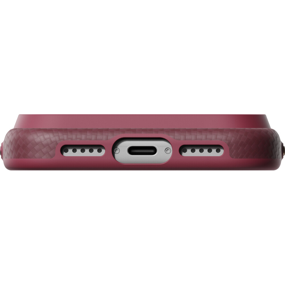 Pitaka-Summa-Case-Argyle-MagSafe-kryt-iPhone-18-Pro-Burgundy