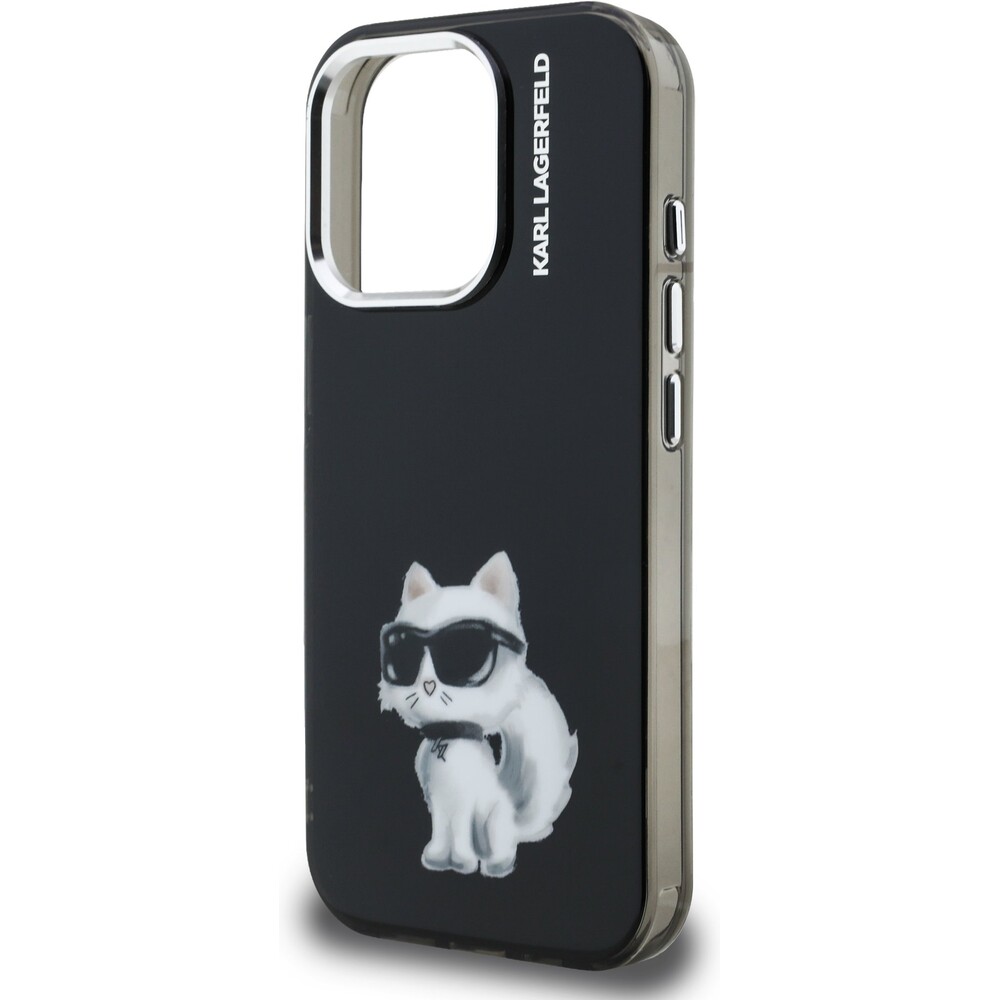 Karl-Lagerfeld-IML-Aquarelle-Choupette-kryt-iPhone-15-Pro-Max-cerny