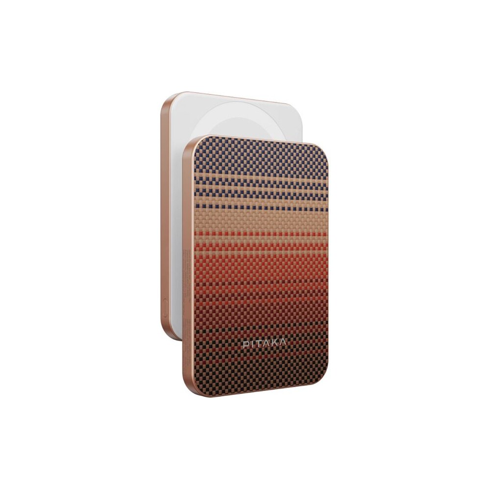 Pitaka-Powerbanka-15W-5000mAh-Qi2-MagSafe-Sunset
