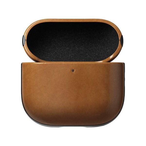 Nomad-Modern-Leather-pouzdro-Apple-Airpods-4-hnede