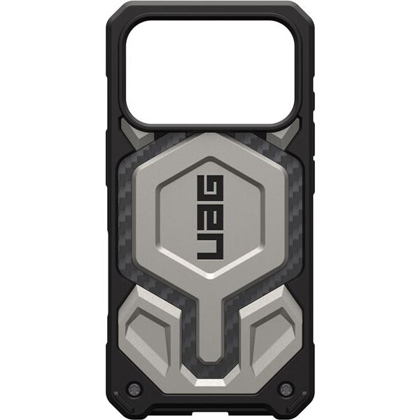 UAG-Monarch-Pro-MagSafe-Titanium-kryt-iPhone-17-Pro-stribrny